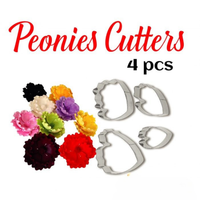 Peonies Cutters (4 pcs set)