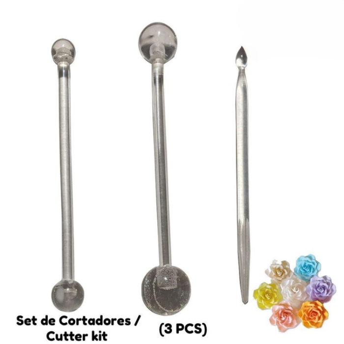 Transparent kit for flowers